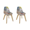 Altobuy Lot De 2 Chaises Enfant Motif Patchwork 11