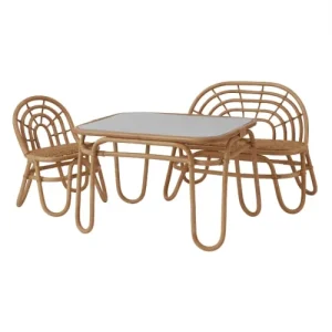 OYOY Living Design Mini Banc Marron 100% Rotin H52xL64,5x28cm 16