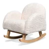 Mathi Design Mini Fauteuil à Bascule Blanc 22