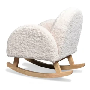 Mathi Design Mini Fauteuil à Bascule Blanc 10