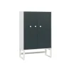 VOX Petite Armoire 2 Portes Blanc Gris 13