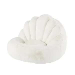 Maisons Du Monde Pouf Enfant Coquille Imitation Fourrure écrue 10