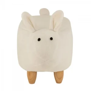 Meubles & Design Pouf Enfant Mouton En Tissu Beige 8