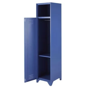 Maisons Du Monde Vestiaire 1 Porte 1 Niche En Métal Bleu 10