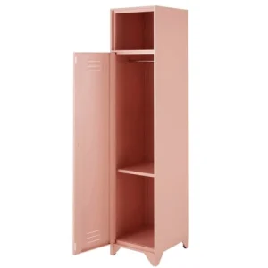 Maisons Du Monde Vestiaire 1 Porte 1 Niche En Métal Rose 10